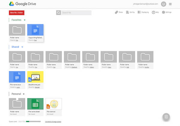 Transfer Files via Google Driver