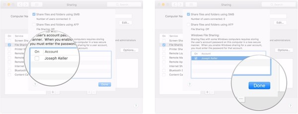 transfer via file sharing