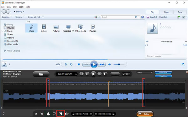 Trim an MP3 File in Windows Media Player