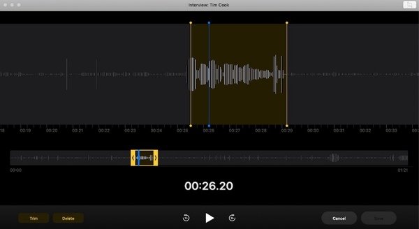 m4a voice recorder on mac air