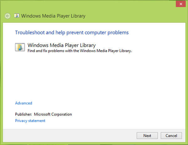 media player has stopped working windows 10