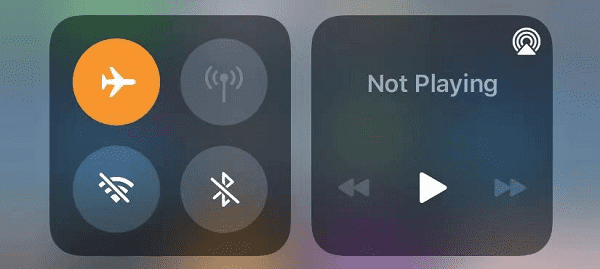 Turn Airplane Mode on and off