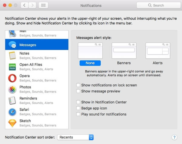 how to turn off imessage on mac