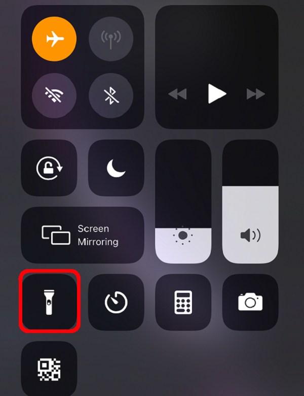 Turn On Flashlight With Flashlight