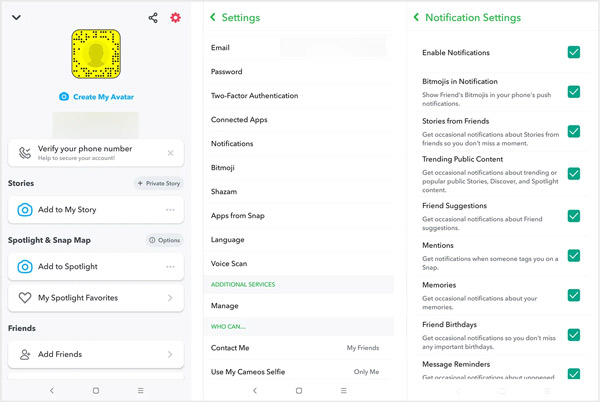 Fiks Snapchat som ikke sender varsler på Android og iPhone