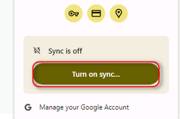 Turn On Sync Chrome