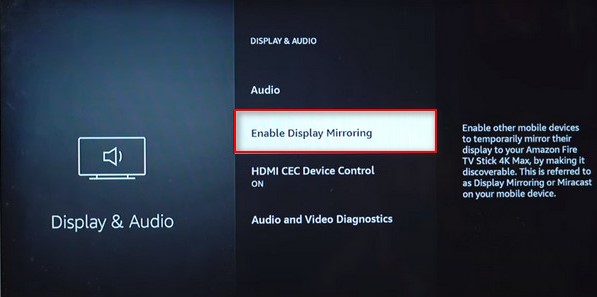 Tv Mirroring Settings