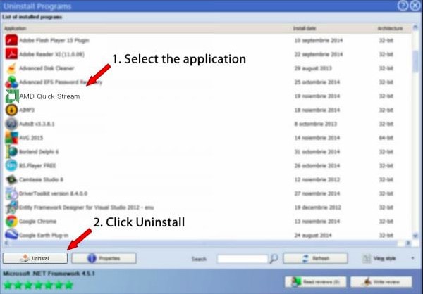 Uninstall AMD Quick Stream Application
