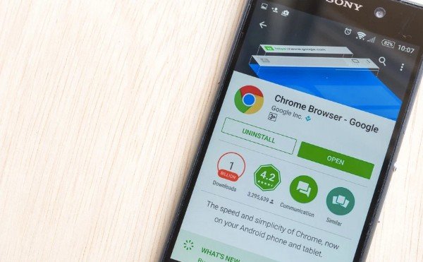 Uninstall Google Chrome on Android