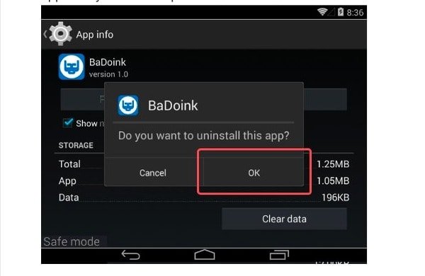 Uninstall Malicious Apps