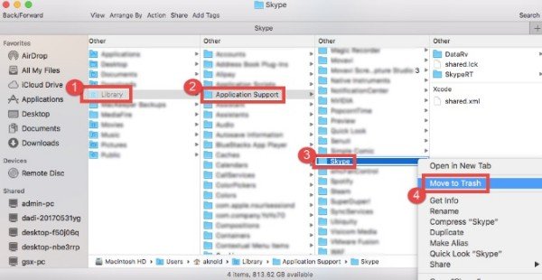 purge cache skype for business mac