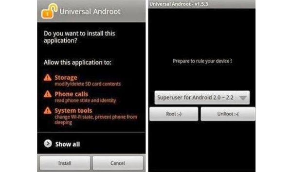 Universal Androot