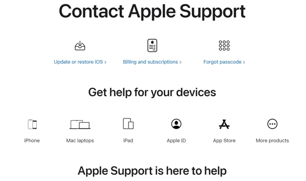 Contact Apple