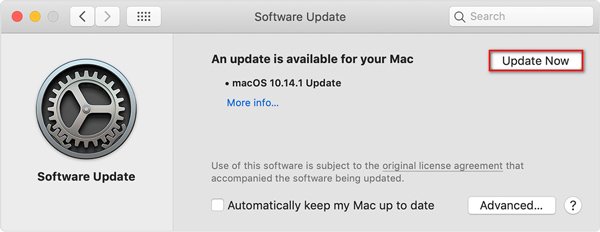 Update Software on Mac