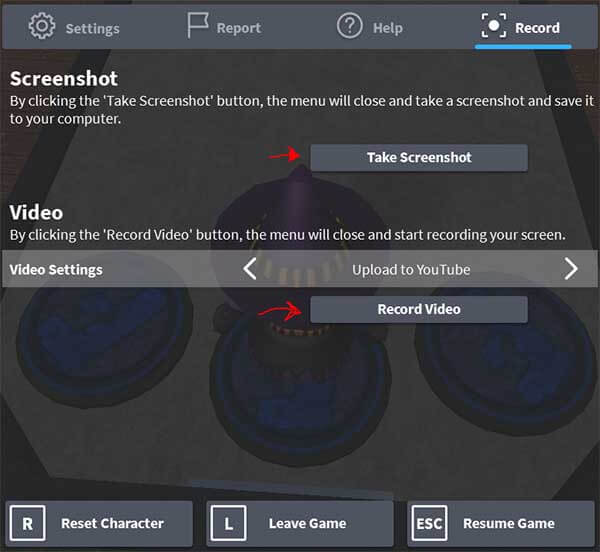 4 Best Methods To Record Roblox Video Files - roblox report button