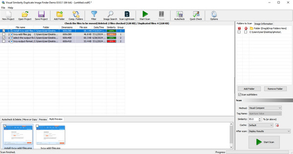 Visual Similarity Duplicate Image Finder