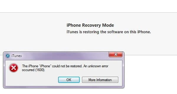 Why iTunes Error 3194 Happens