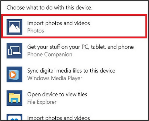 Windows Import Photos