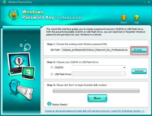 Windows Password Key Professional