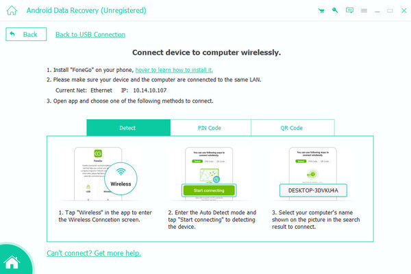 Wireless Connection