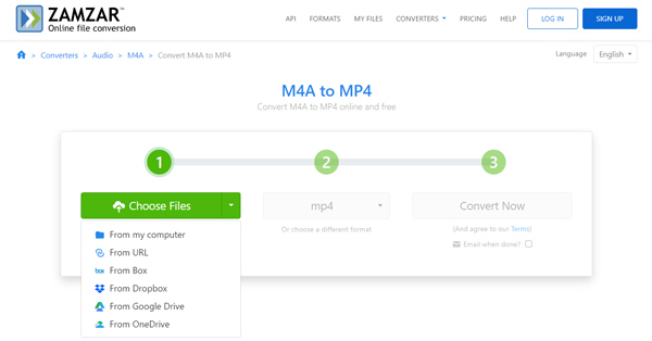 Zamzar M4a to Mp4 Converter