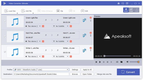 best way to convert flac to wav