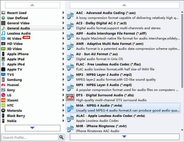 Convert MP3 to M4A