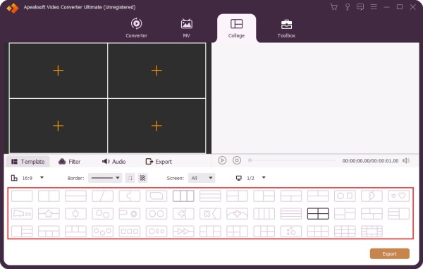 Select layout