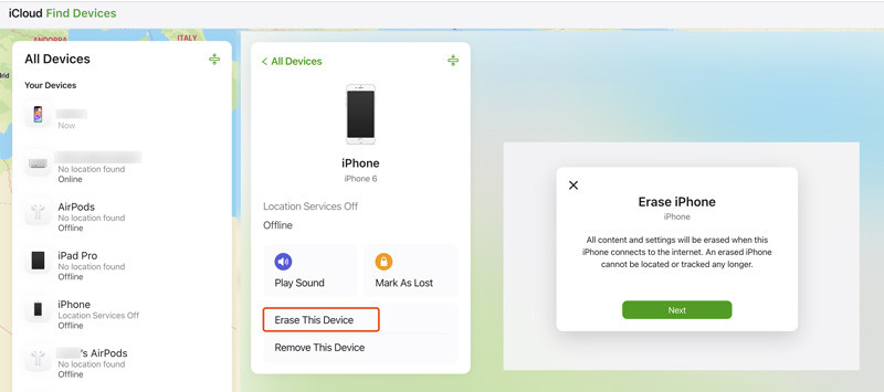 Find My Erase iPhone