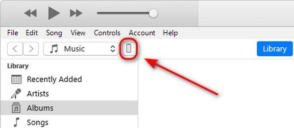 Device Button On Itunes