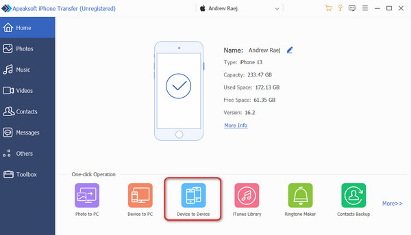 Device to Device Apeaksoft