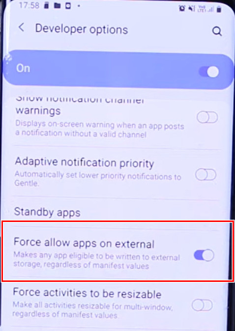 Force to Move Apps