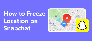 How To Freezw Location On Snapchat