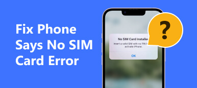 Fix Phone Says No SIM Card Error