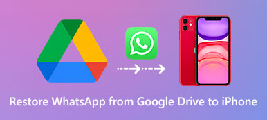 Restore WhatsApp from Google Drive to iPhone