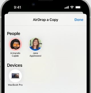 Airdrop Backup Notes