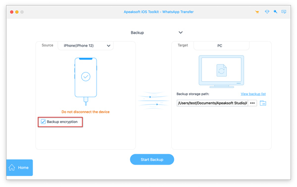 Backup Encryption