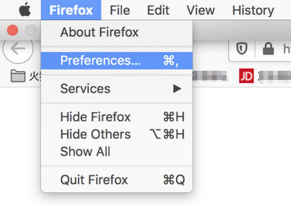 Firefox Preferences