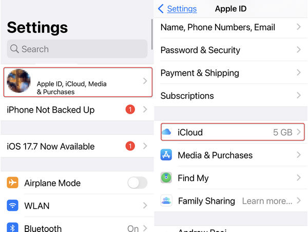 Go To Icloud Settings