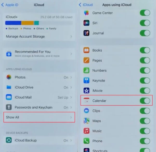 Icloud Backup Calendar