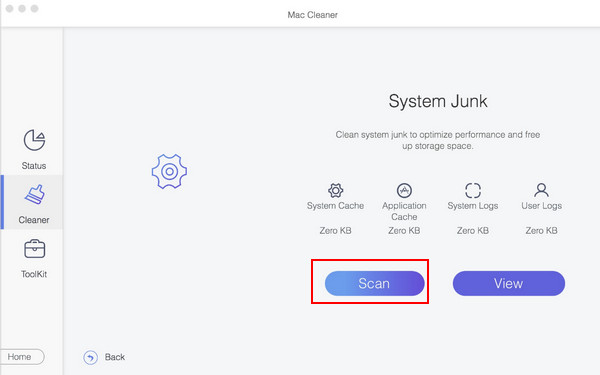 Mac Cleaner Scan