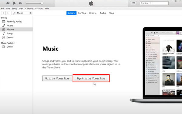 Sign in to The iTunes Store