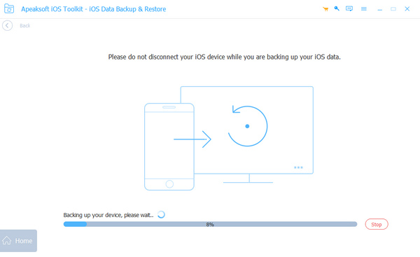 Start Notes Backup Apeaksoft