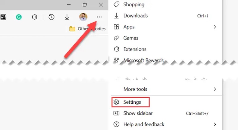 Microsoft Edge Settings