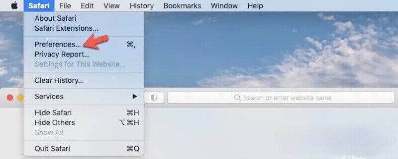 Safari Preferences Mac