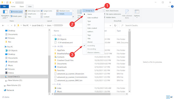 Sort And Find Duplicate Files