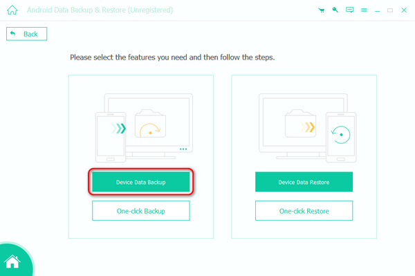 Start Samsung Data Backup Apeaksoft