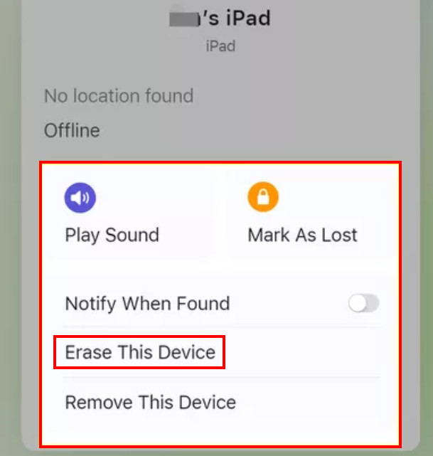 Icloud Erase This Device