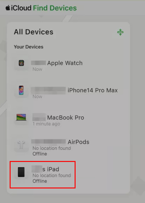 Icloud Find Device