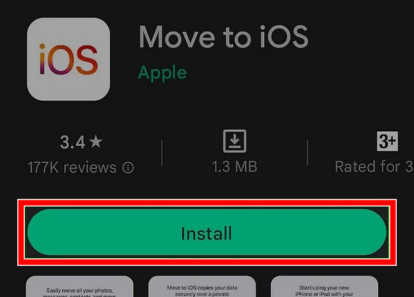 Install Move To Ios To Android